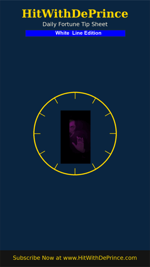 DePrince Lucky Numbers Sheet